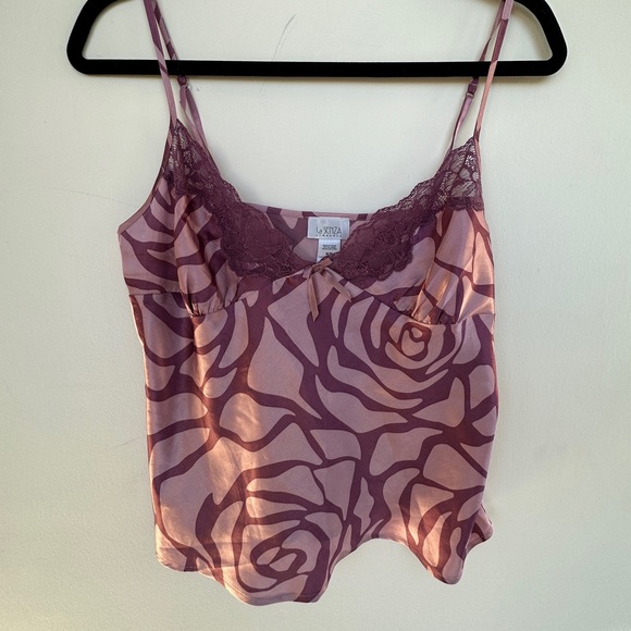 vintage La Senza rose Cami - Picture 2 of 6
